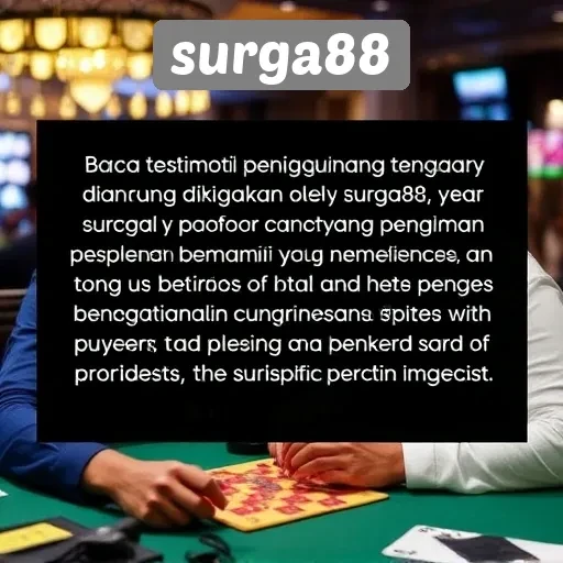 Testimoni Pengguna mengenai Layanan di Surga88